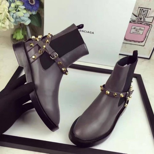 BALENCIAGA Embellished leather Chelsea boots